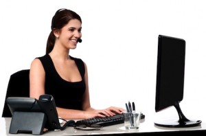 Image of Secretary Typing